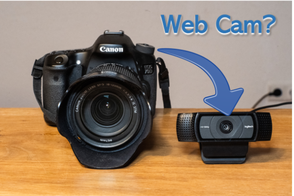 無料でCanonの一眼レフをWebカメラにする方法