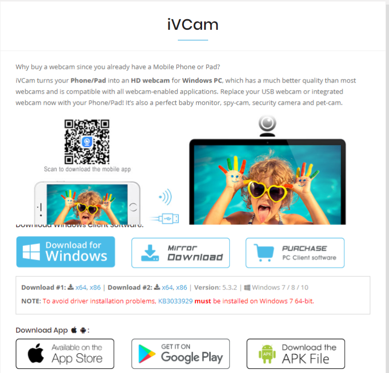 Ivcam best sale app store